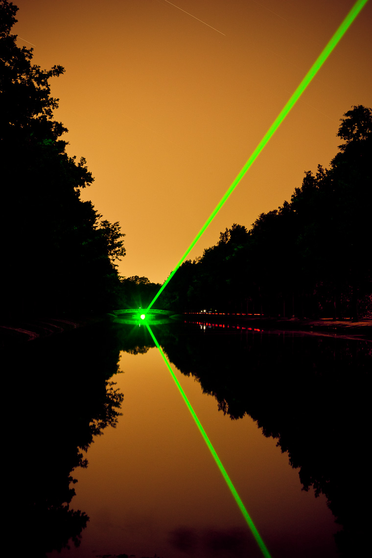 Fotograf Kassel: 919 Sekunden Laserscape Karlsaue Kassel