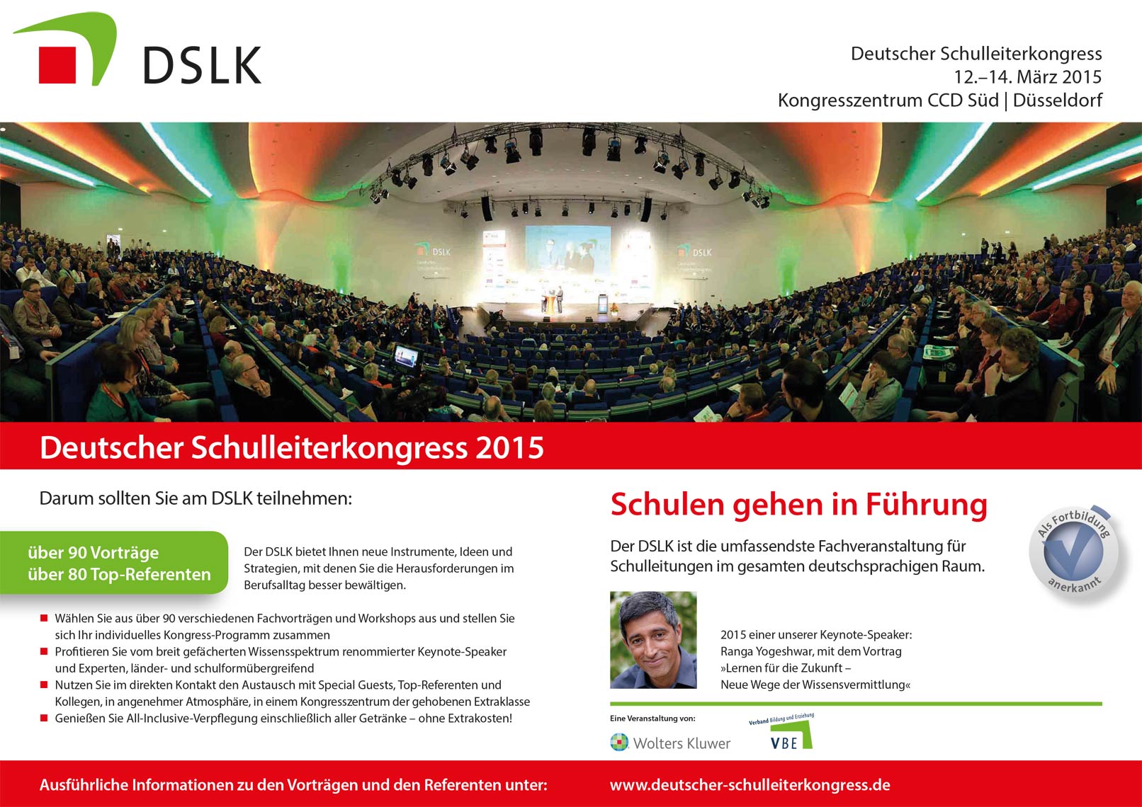 Eventfotograf Kassel: Deutscher Schulleiterkongress 2015