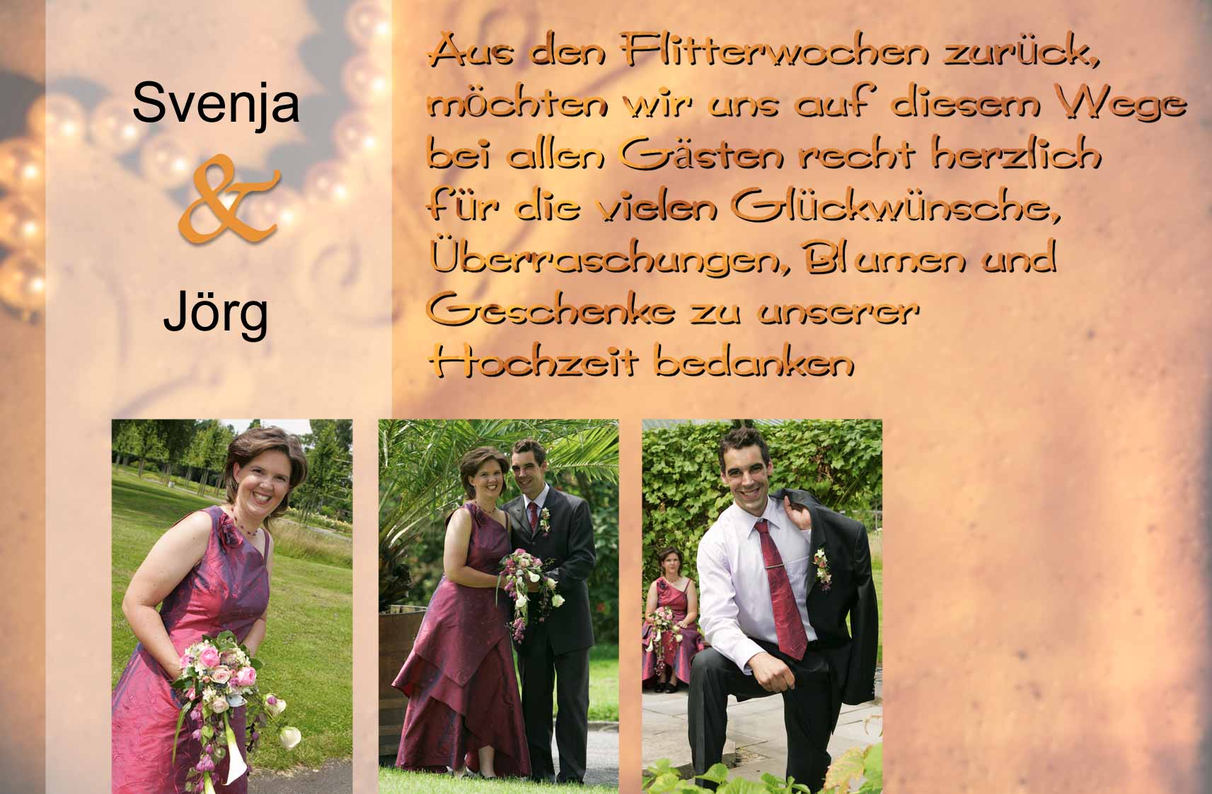 Hochzeitsfotograf in Kassel: Hochzeit Danksagungskarte #03