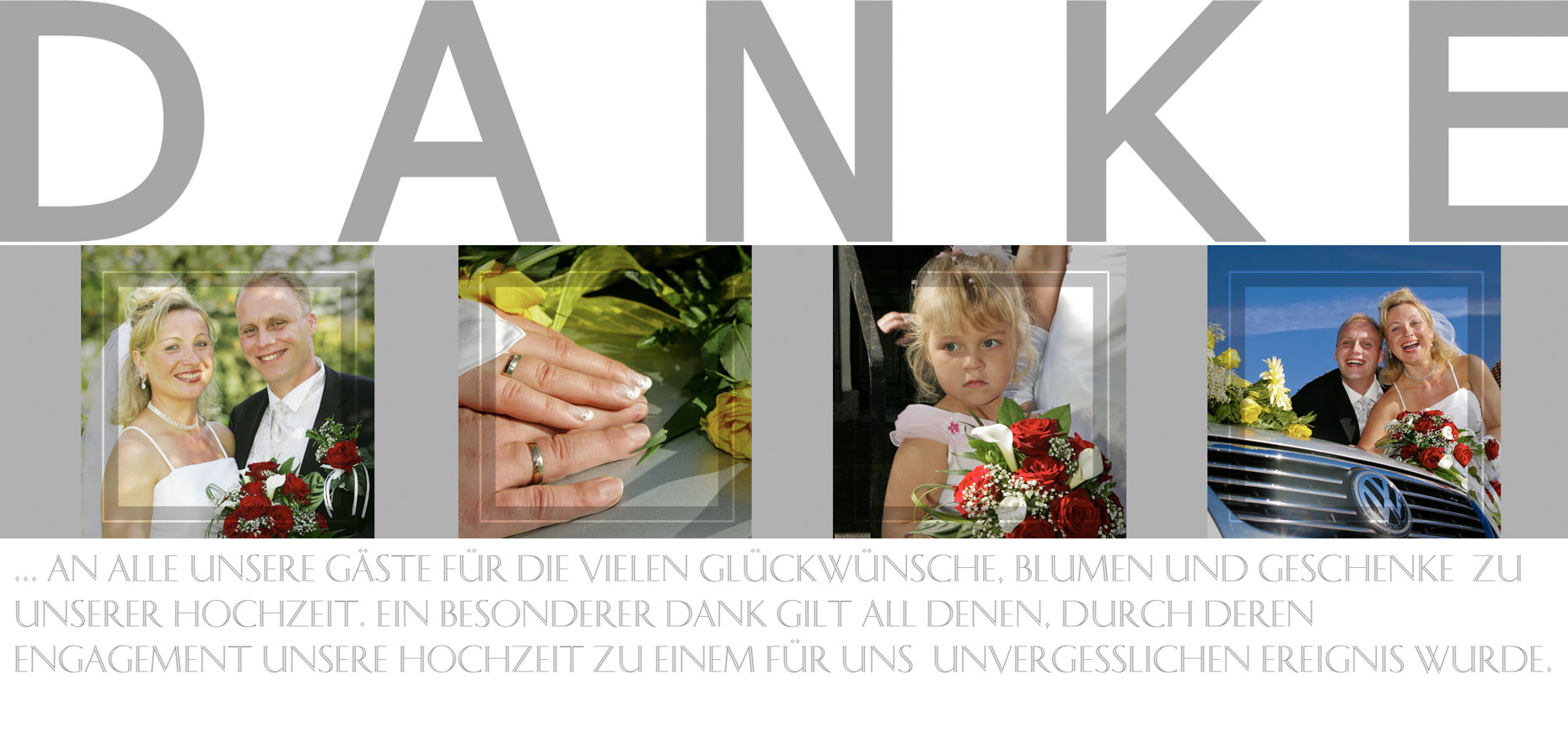 Hochzeitsfotograf in Kassel: Hochzeit Danksagungskarte #05