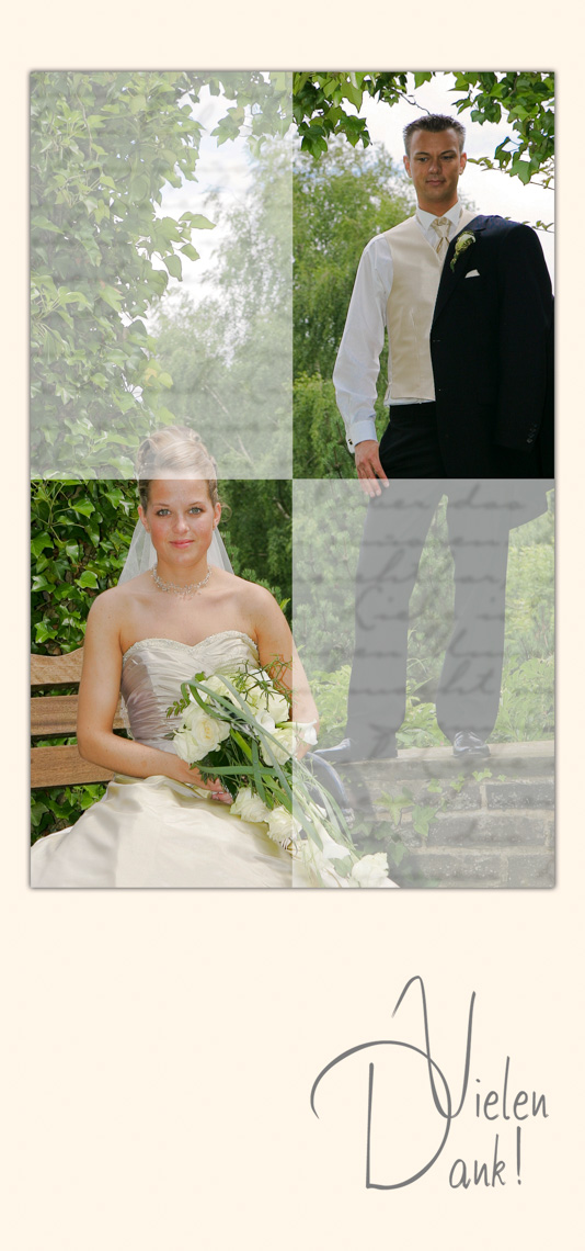 Hochzeitsfotograf in Kassel: Hochzeit Danksagungskarte #12